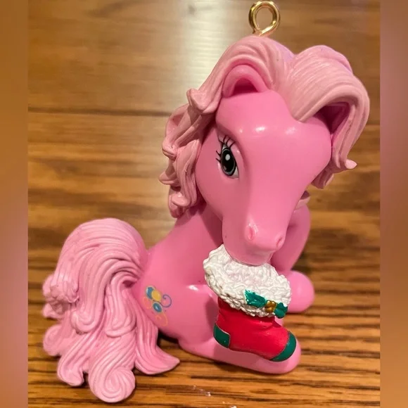 EUC VTG (3) My Little Pony:Sparkleworks, Pinkie Pie,Kimono Purple pony ornaments